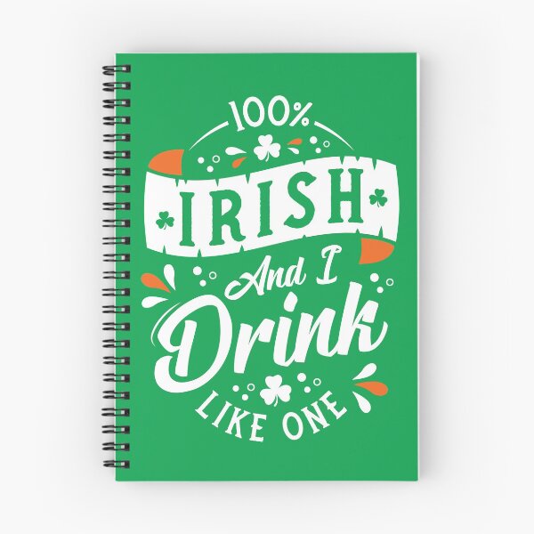 Item preview, 100% Irish and I Drink Like One - St Paddy's Day - Shamrock designed and sold by Nemons.