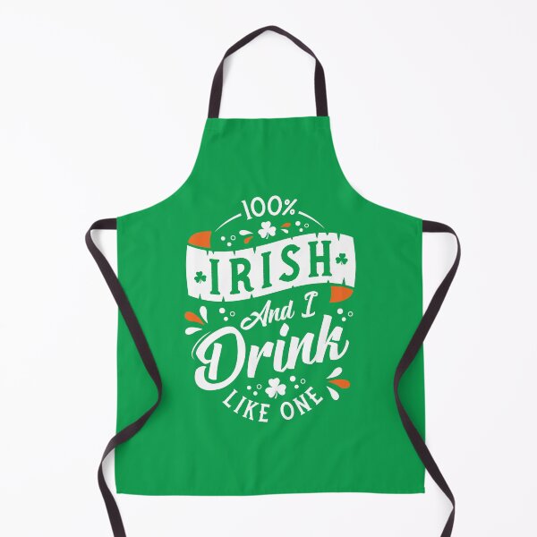Item preview, 100% Irish and I Drink Like One - St Paddy's Day - Shamrock designed and sold by Nemons.