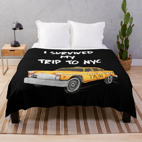 Item preview, New York City Souvenir Taxi I survived my trip to NYC - USA designed and sold by Lenny Stahl.