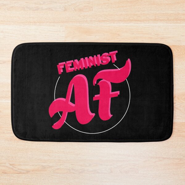 Item preview, Feminist AF Cute Cool Girl Power Girly Neon Logo designed and sold by sillyquestions.