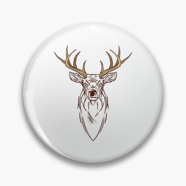 Item preview, Deer stag head antlers designed and sold by DerSenat.