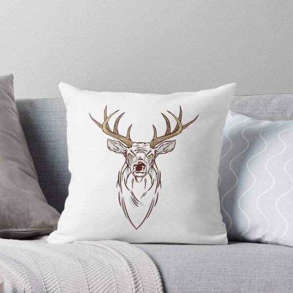 Item preview, Deer stag head antlers designed and sold by DerSenat.
