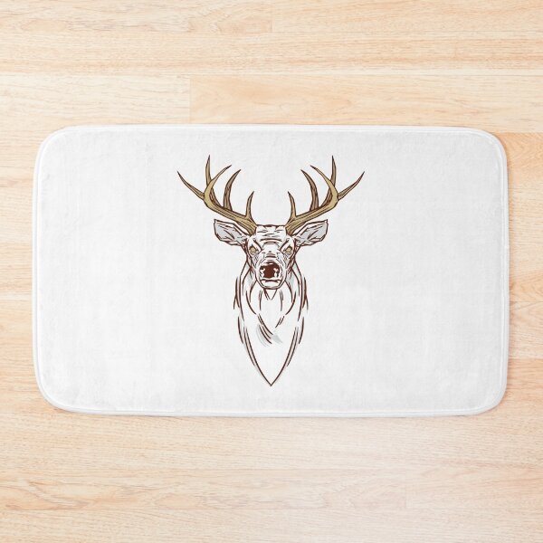 Item preview, Deer stag head antlers designed and sold by DerSenat.
