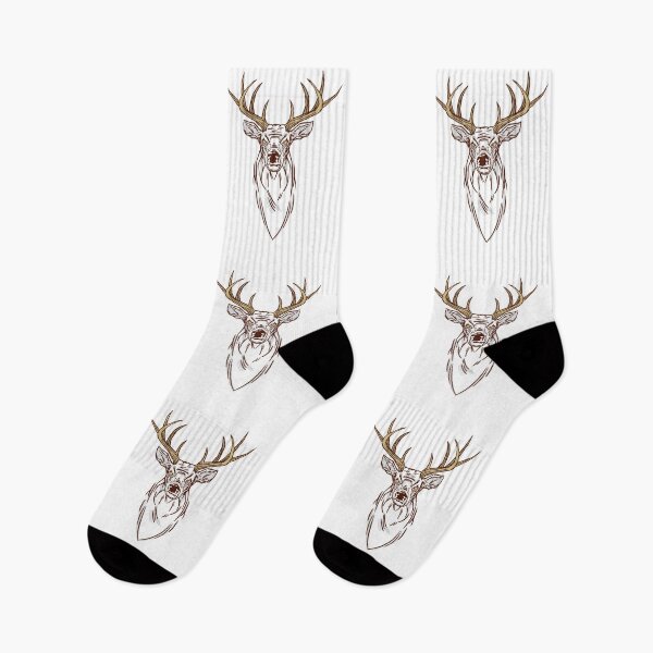 Item preview, Deer stag head antlers designed and sold by DerSenat.