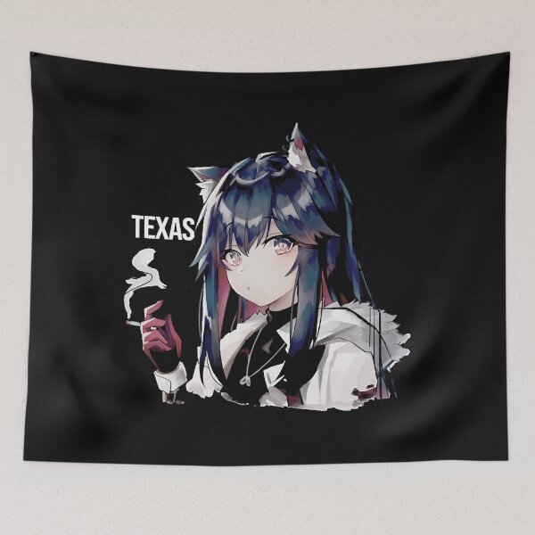 Artikelvorschau, Arknights Chibi Texas T-Shirt, entworfen und verkauft von PhinnReise.