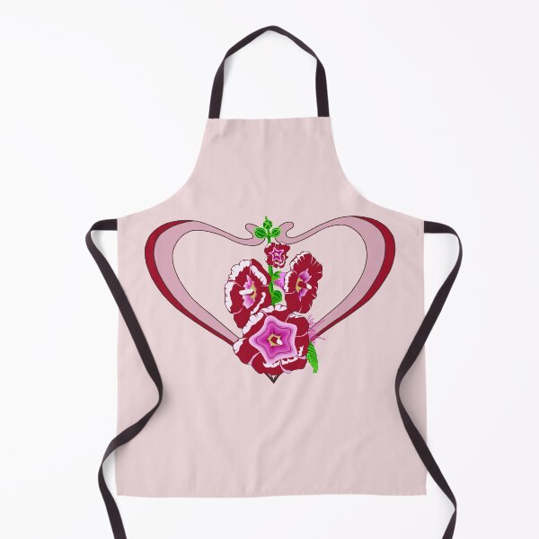 Item preview, Hearts and hollyhock (Alcea) designed and sold by aapshop.