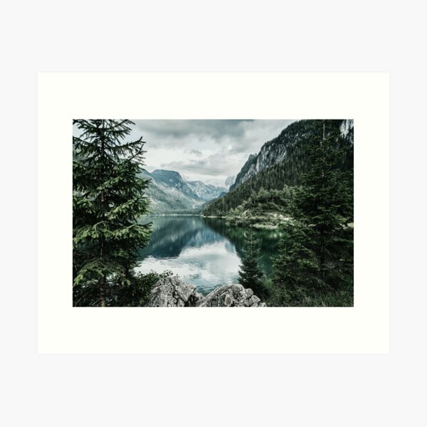 Gosausee in Austria Art Print