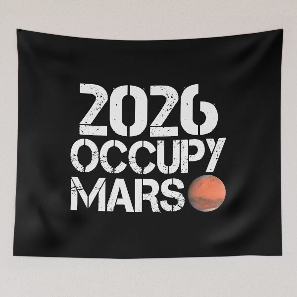 Item preview, 2026 Occupy Mars  designed and sold by reval-store.