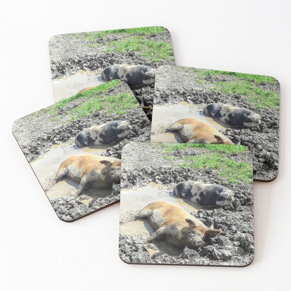 Item preview, Pigs on the dirty puddle Animals designed and sold by Tanja Dianova.