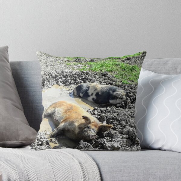 Item preview, Pigs on the dirty puddle Animals designed and sold by Tanja Dianova.