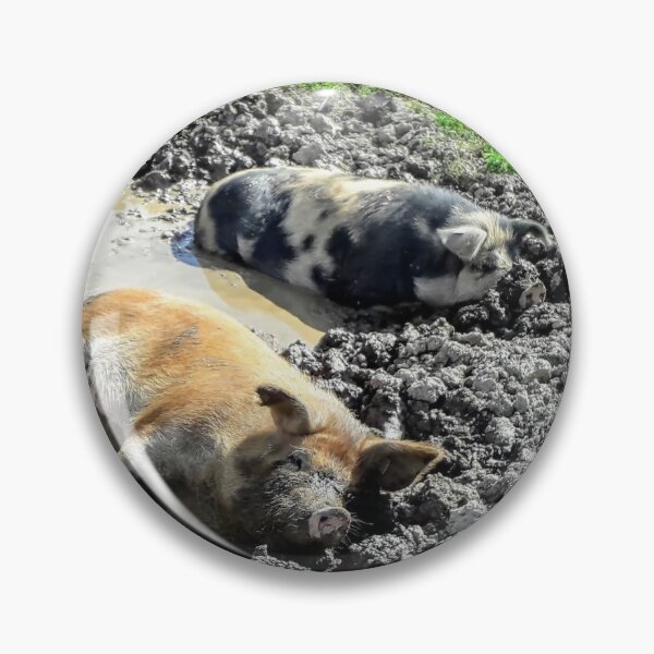 Item preview, Pigs on the dirty puddle Animals designed and sold by Tanja Dianova.