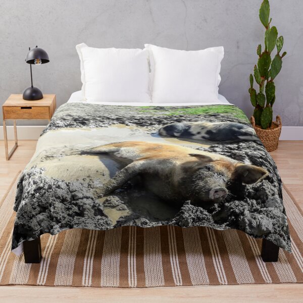 Item preview, Pigs on the dirty puddle Animals designed and sold by Tanja Dianova.