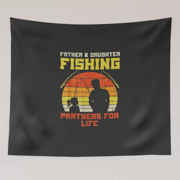 Item preview, Father Daughter Fishing Partner For Life Retro Matching Gift designed and sold by KathleenStewart.