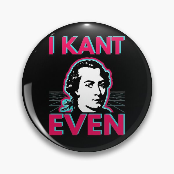 Item preview, Immanuel Kant Funny Retro Vaporwave Synthwave Philosophy Humor designed and sold by sillyquestions.