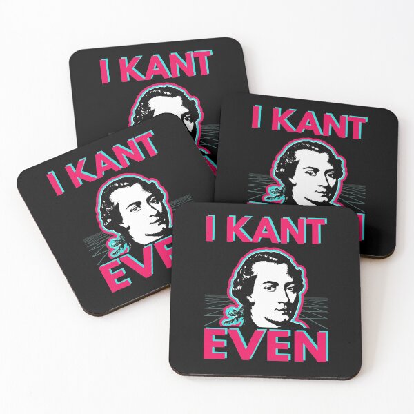 Item preview, Immanuel Kant Funny Retro Vaporwave Synthwave Philosophy Humor designed and sold by sillyquestions.