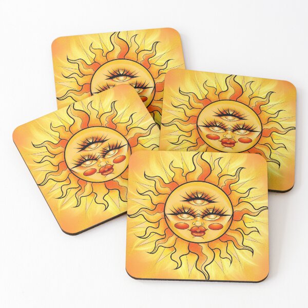 Item preview, 3 Eye Sun designed and sold by EmilyGriffinArt.