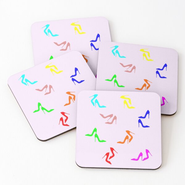 Artikelvorschau, Tanzende Stilettos in Regenbogenfarben entworfen und verkauft von Shapes-Mania.