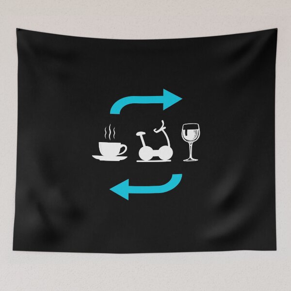Item preview, Exercise Bike Coffee Wine Repetition designed and sold by besTmanuFacture.