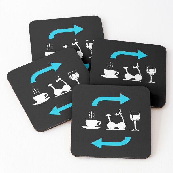 Item preview, Exercise Bike Coffee Wine Repetition designed and sold by besTmanuFacture.