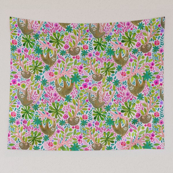 Item preview, Tropical Sloth Garden designed and sold by Janet Broxon.