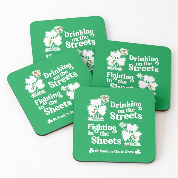 Item preview, Drinking on the Streets - St Paddy's Day - Irish Shamrock - Craic Crew designed and sold by Nemons.