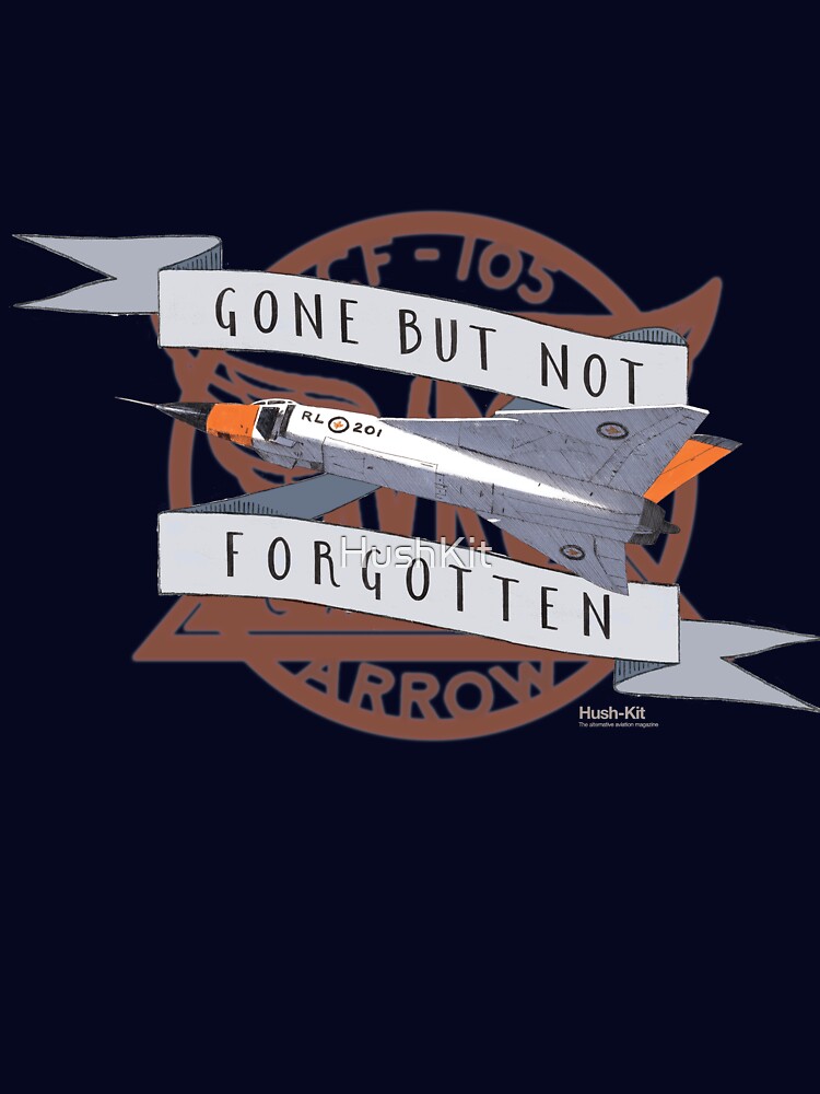 Thumbnail 7 of 7, Essential T-Shirt, Avro Canada CF-105 Arrow designed and sold by HushKit.