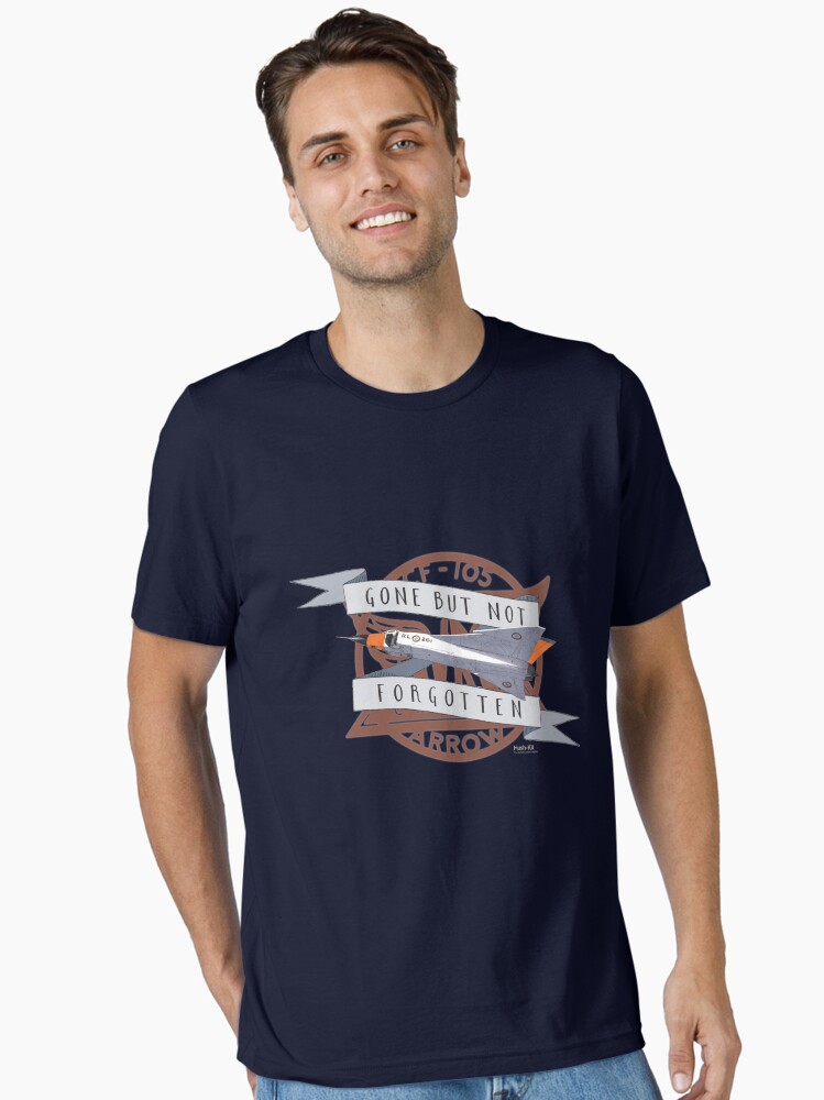 Thumbnail 1 of 7, Essential T-Shirt, Avro Canada CF-105 Arrow designed and sold by HushKit.