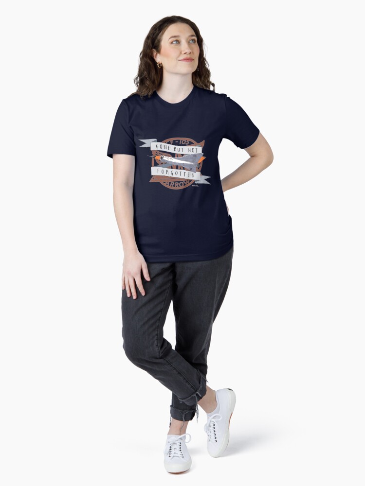 Thumbnail 4 of 7, Essential T-Shirt, Avro Canada CF-105 Arrow designed and sold by HushKit.
