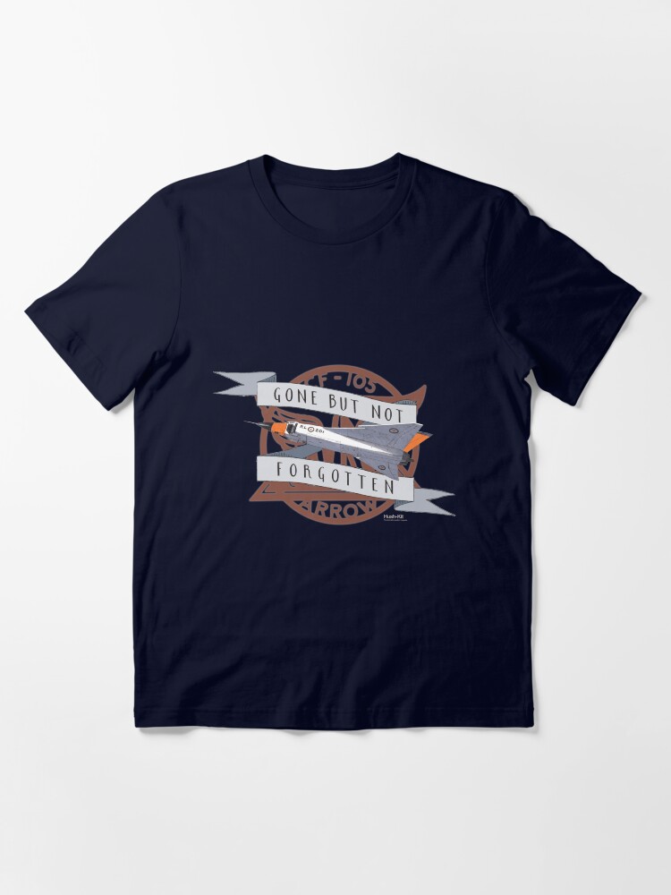 Thumbnail 3 of 7, Essential T-Shirt, Avro Canada CF-105 Arrow designed and sold by HushKit.