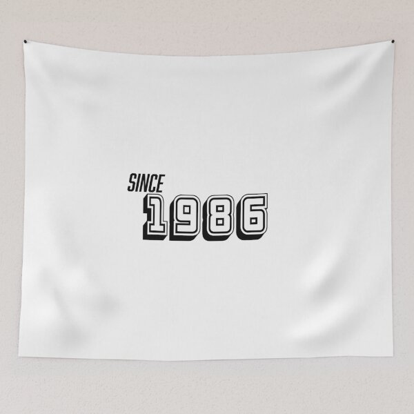 Item preview, Since 1986 retro font designed and sold by qlobba.