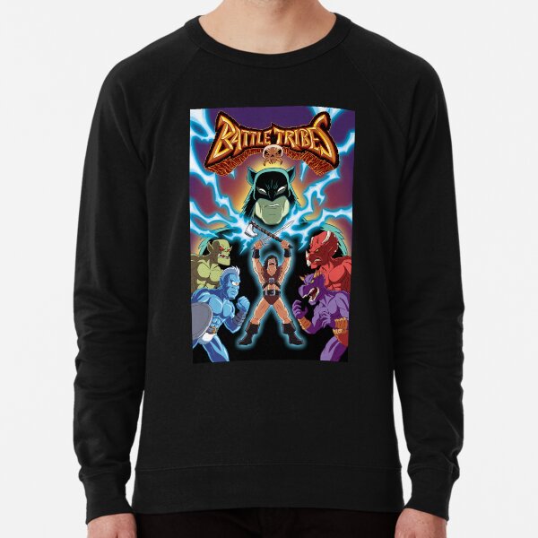 Battle Tribes Illustration Lightweight Sweatshirt