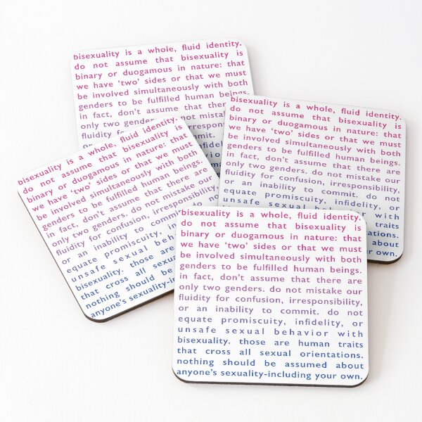 Item preview, Manifiesto bisexual sin antecedentes y letras bi designed and sold by verfeling.