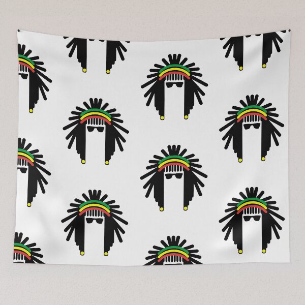 Item preview, Funny Dreadlock Rasta Reggae Art designed and sold by MYZAK HRM.