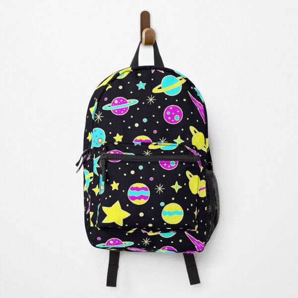 Item preview, Space, Planets and Stars in Blue, Yellow and Pink designed and sold by madtoyman.