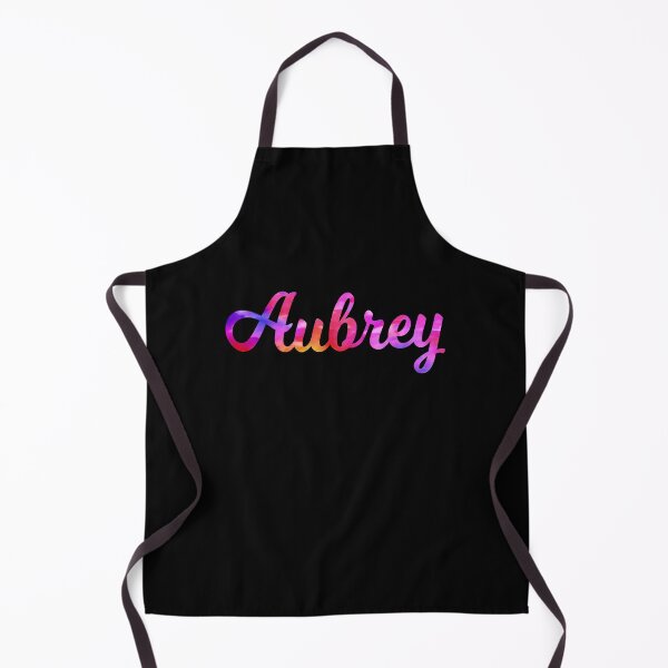 Item preview, Aubrey girls name pretty multi-color design designed and sold by ComicKitsch.