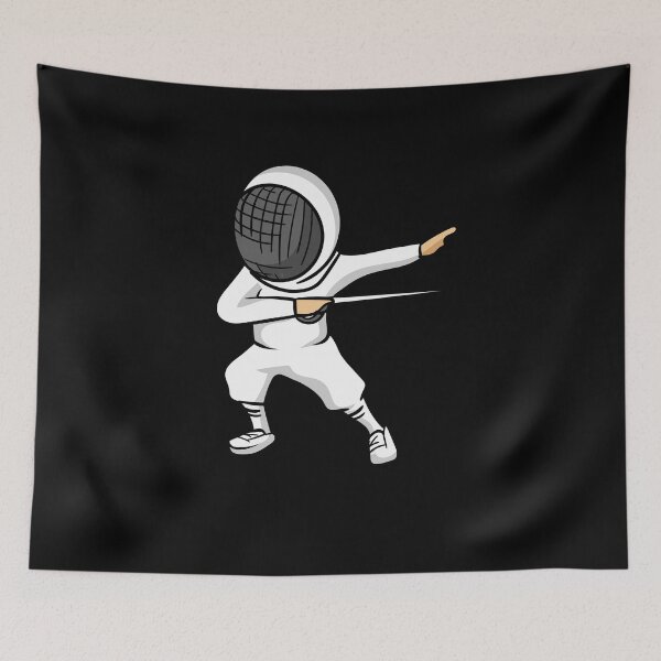 Item preview, Fencer dabbing fencing designed and sold by ElBeDesigns.