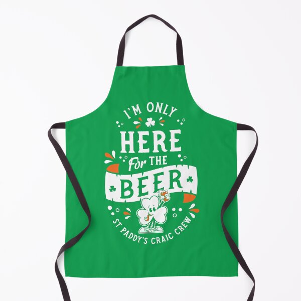 Item preview, I'm Only Here for the Beer - St Paddy's - Irish Shamrock -Craic Crew designed and sold by Nemons.