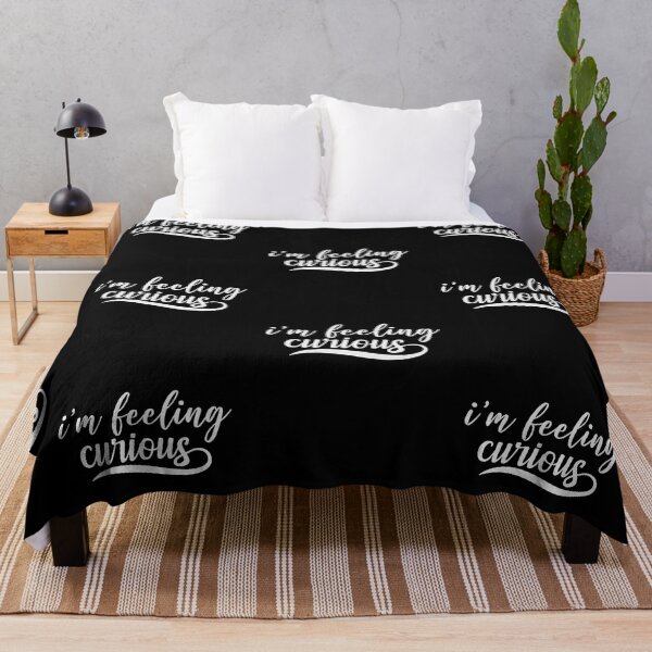 Item preview, I'm Feeling Curious Funny Quote designed and sold by Scratches Tees.