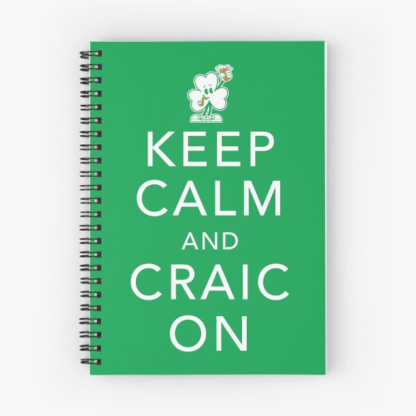 Item preview, Keep Calm and Craic On - St Paddy's Day - Irish Shamrock - Craic Crew designed and sold by Nemons.