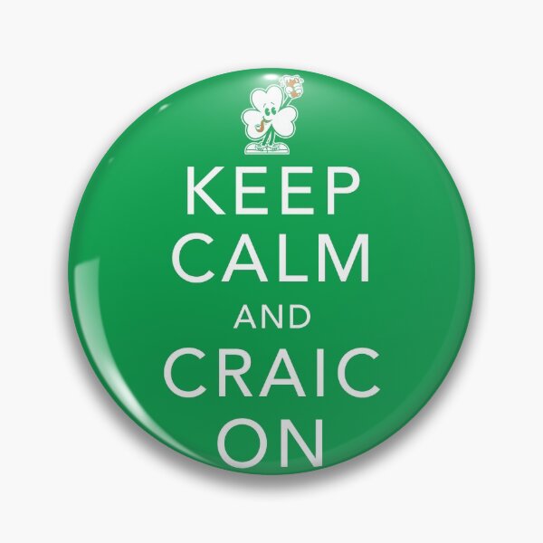 Item preview, Keep Calm and Craic On - St Paddy's Day - Irish Shamrock - Craic Crew designed and sold by Nemons.