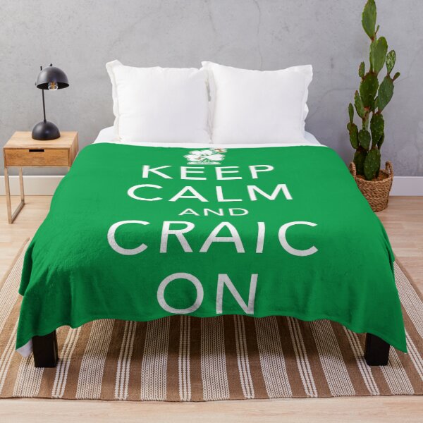Item preview, Keep Calm and Craic On - St Paddy's Day - Irish Shamrock - Craic Crew designed and sold by Nemons.