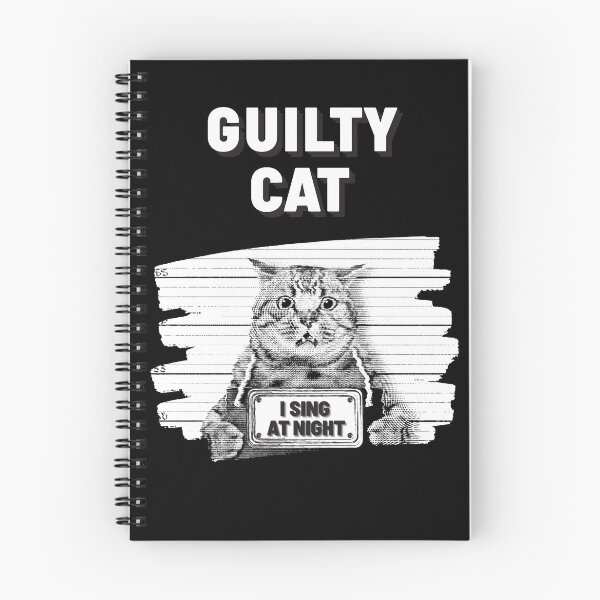 Item preview, GUILTY CAT - I SING AT NIGHT designed and sold by JoooyDesign.