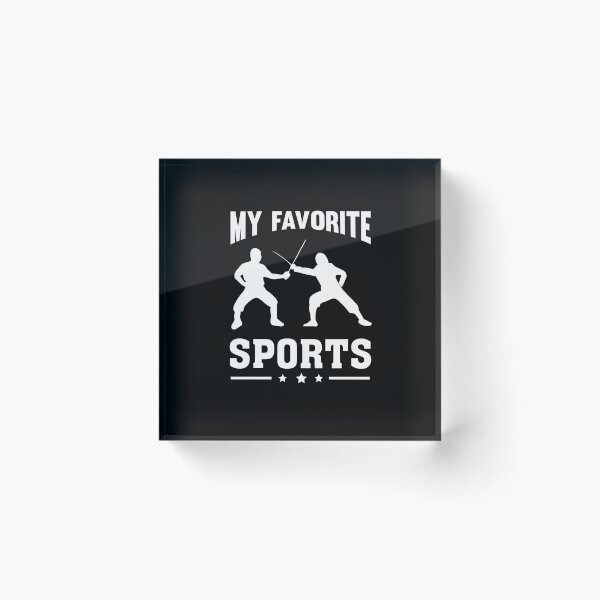 Item preview, Fencing favorite sport designed and sold by ElBeDesigns.