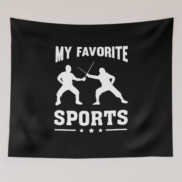 Item preview, Fencing favorite sport designed and sold by ElBeDesigns.