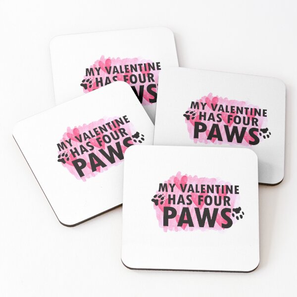 Item preview, my valentine has paws gifts for pets owners lovers designed and sold by 0umStore.