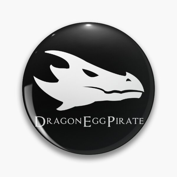 Item preview, DragonEggPirate Logo -White designed and sold by DragonEggPirate.