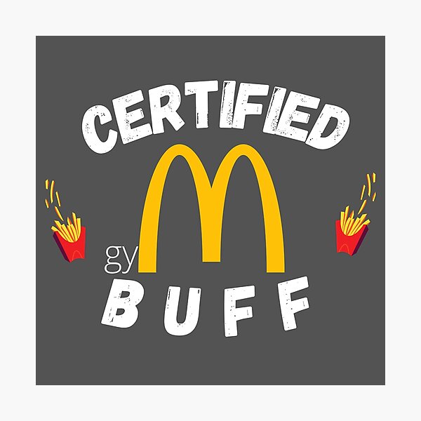 Item preview, Certified Gym Buff Sarcastic Excercise Jokes Pun designed and sold by eucagarland.