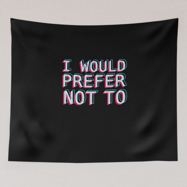 Item preview, I Would Prefer Not To Slavoj Zizek Quote Philosophy  designed and sold by sillyquestions.