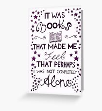 Books Greeting Card