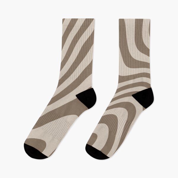 Item preview, Beige and Brown Zebra Grooves Abstract Pattern Art designed and sold by patternsoup.